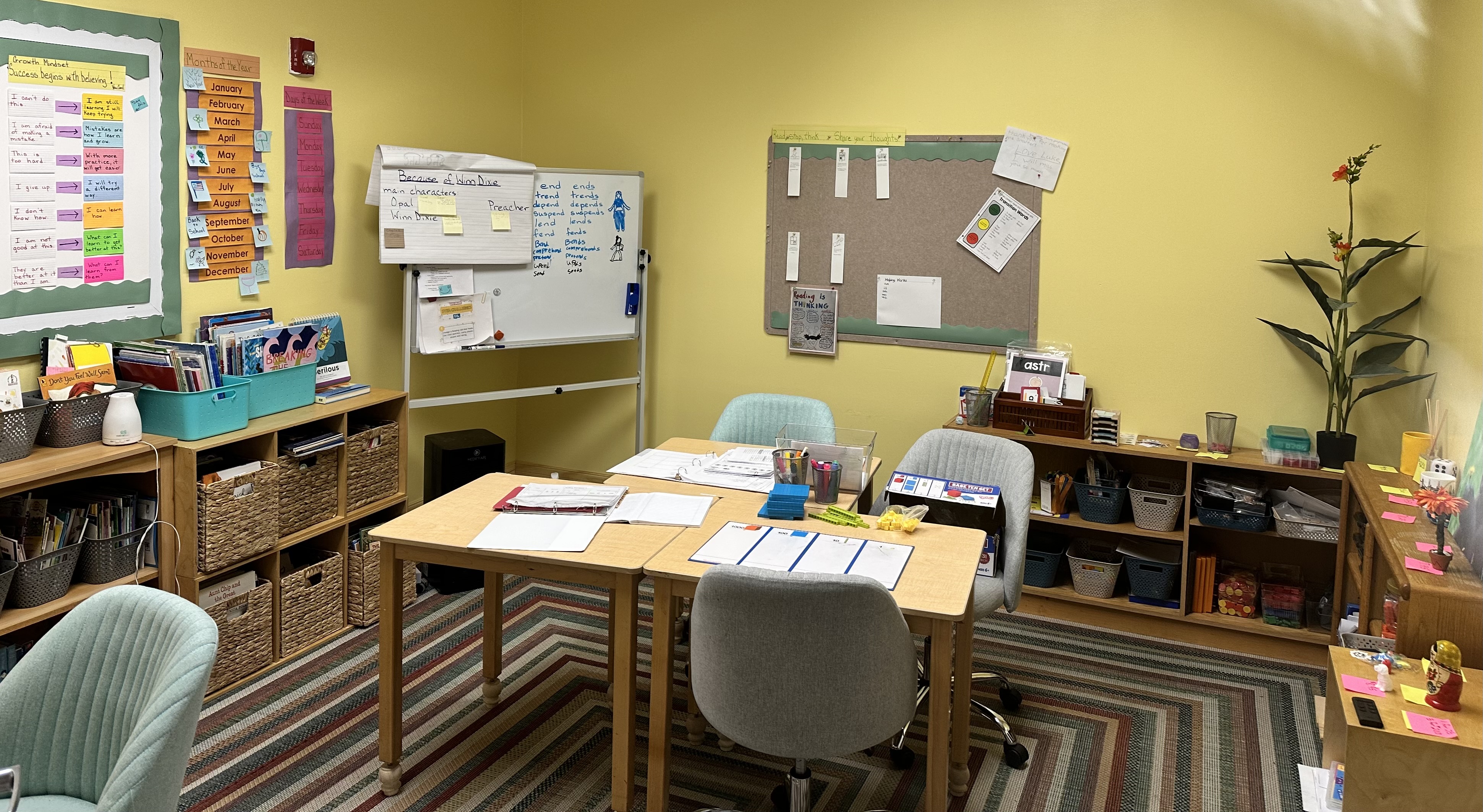 A view of the Pappace Place Learning Studio classroom